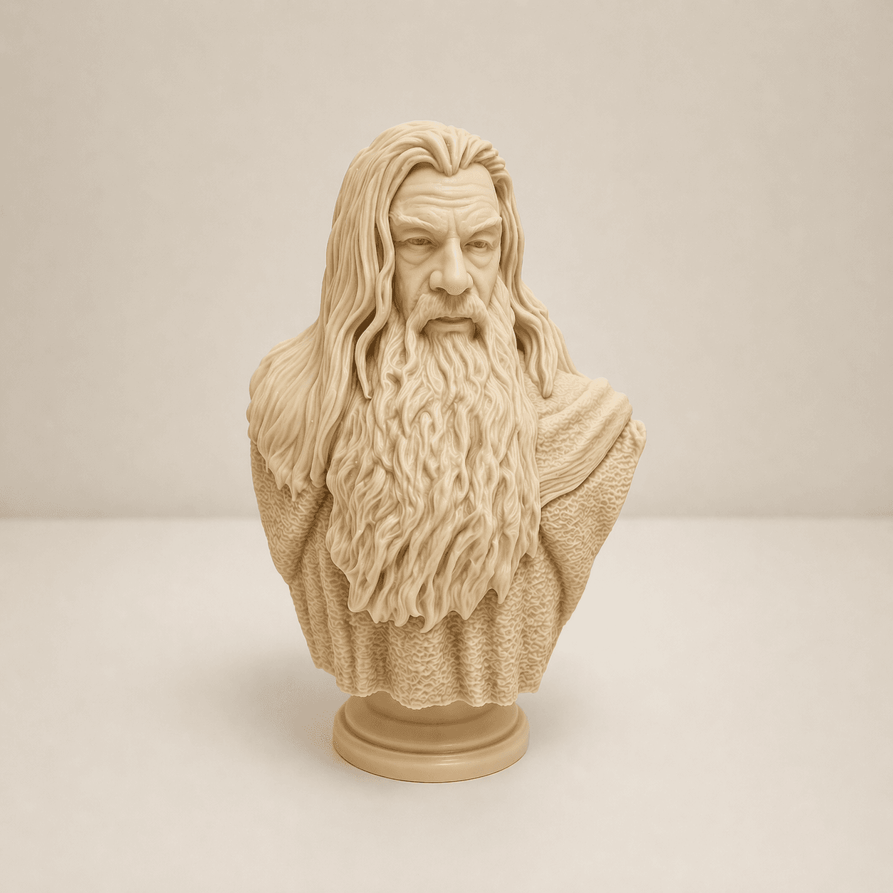 Gandalf Bust 3D printed bust