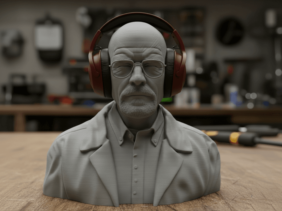 Heisenberg Bust 3D printed bust